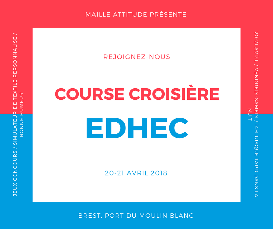 La Course Croisière de l’EDHEC a 50 ans, cela mérite bien un polo personnalisé !